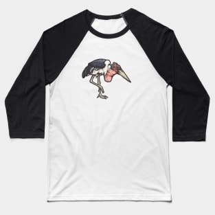 Marabou Stork Baseball T-Shirt